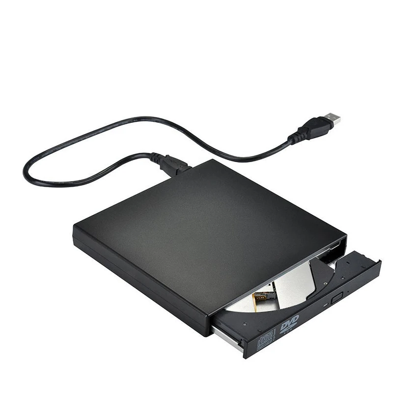 DVD rom Внешний оптический привод USB 2,0 CD/DVD-rom CD-RW плеер горелка тонкий ридер портативный для ноутбука windows Macbook