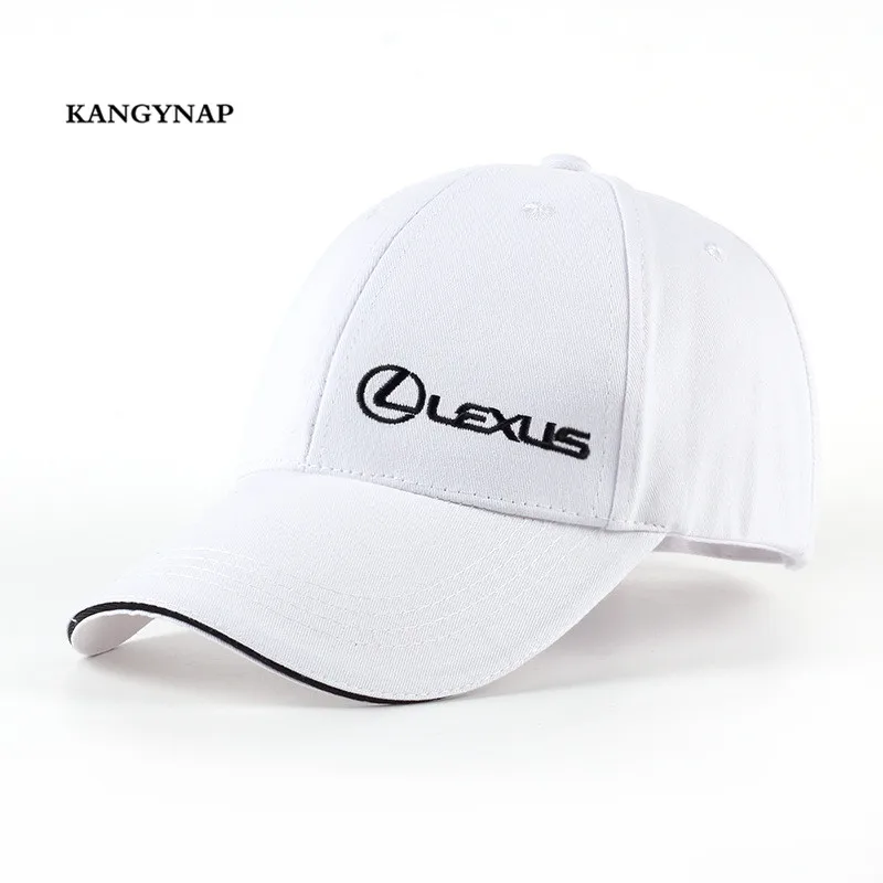 

[KAGYNAP] MOTO GP Lexus Baseball Cap Embroidery Classic Trucker Cap Solid Color Simple F1 Racing Cap Snapback Motorbike Hats