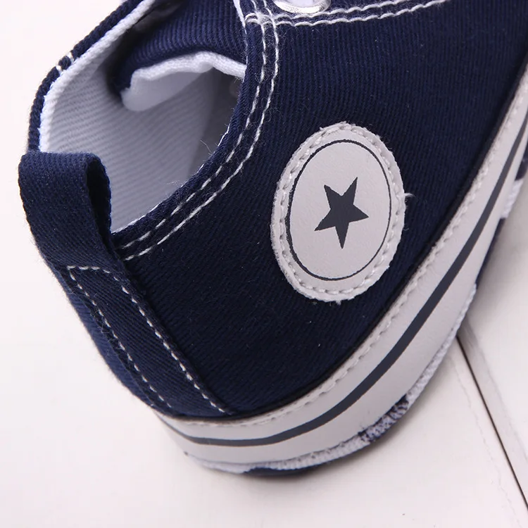 Lienzo deportes del bebé mocasines Primeros pasos bebés sneakers sapatos bebé infantil bebe Soft bottom prewalker Botas 11-13 cm Lienzo deportes del bebé mocasines Primeros pasos bebés sneakers sapatos bebé infantil bebe Soft bottom prewalker Botas 11-13 cm