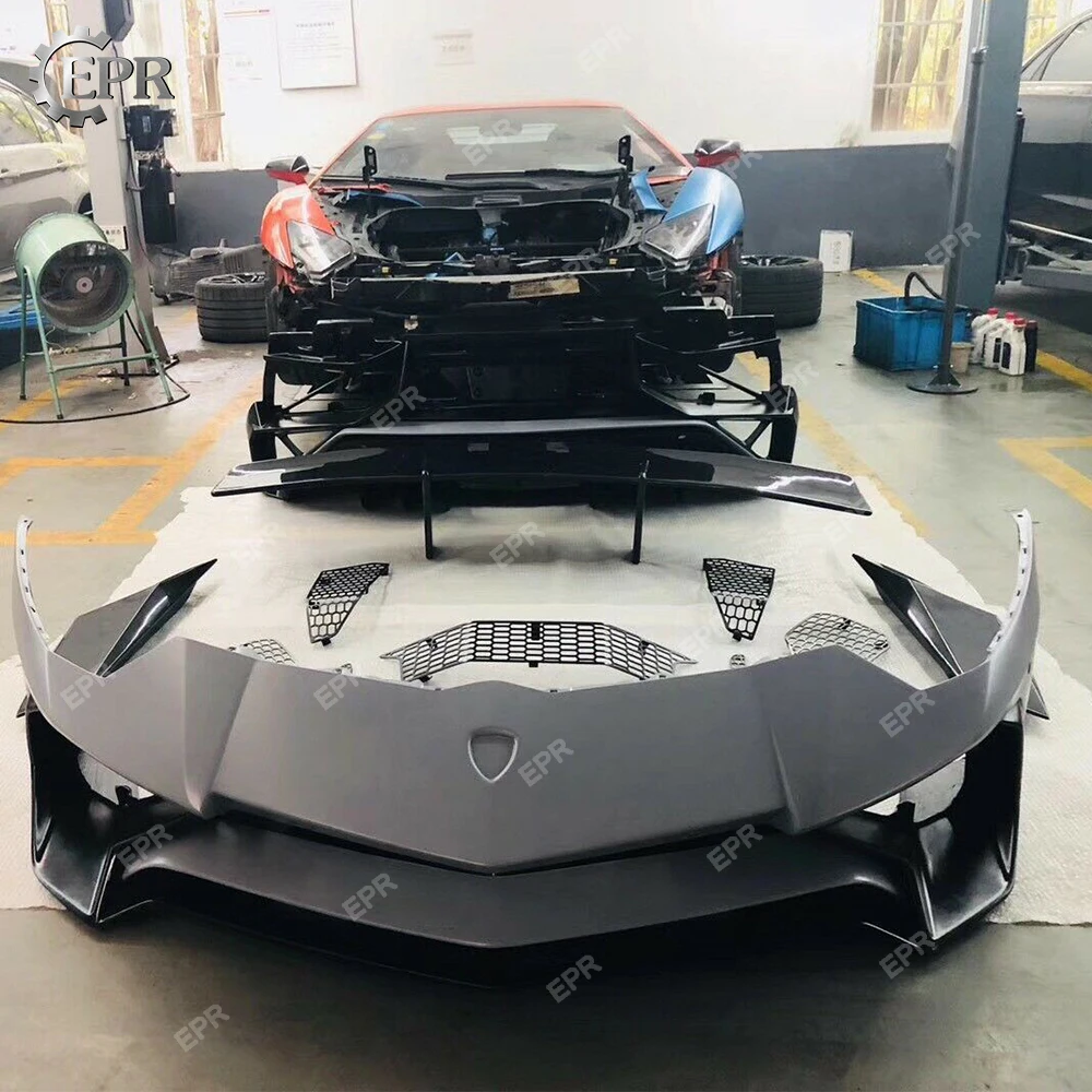Передний бампер из стекловолокна для LAMBORGHINI LP700 LP720 FRP комплекты Отделочных