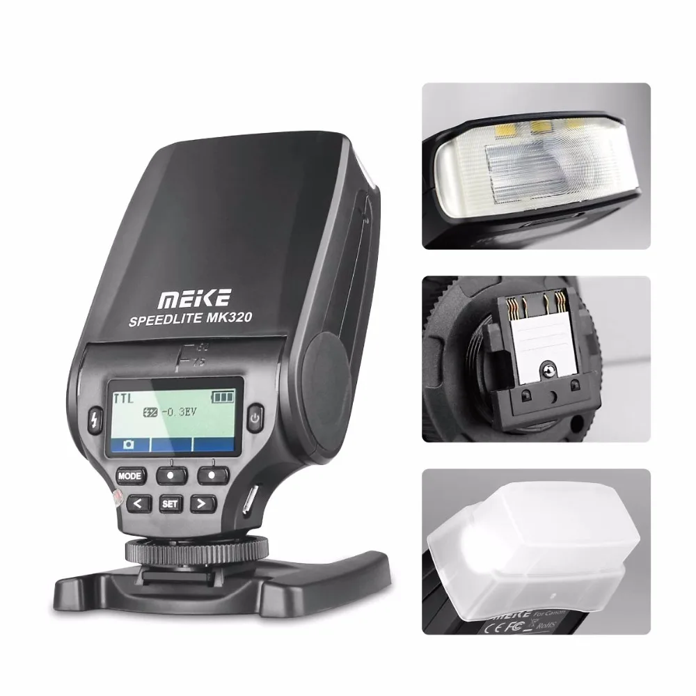 Meike-MK320S-TTL-Speedlite-Flash-for-Sony-Mirrorless-Camera-A7-A7R-A7S-A7II-A77II-A6000-NEX (3)