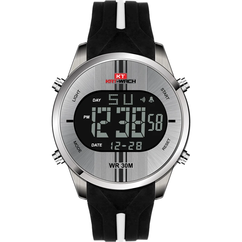 Luxury Brand Men Watch Fashion Waterproof Sport Watch Outdoor Silicone Strap Led Mens Digital Watch Men Quartz Clock