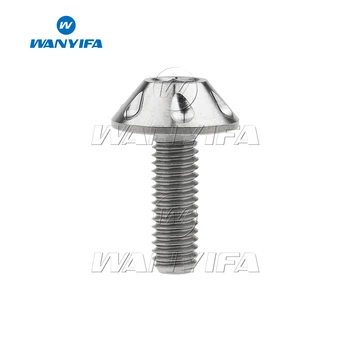 

Wanyifa Titanium Bolt M6x18mm Umbrella Head Punching Screw for Motorcycle Shell
