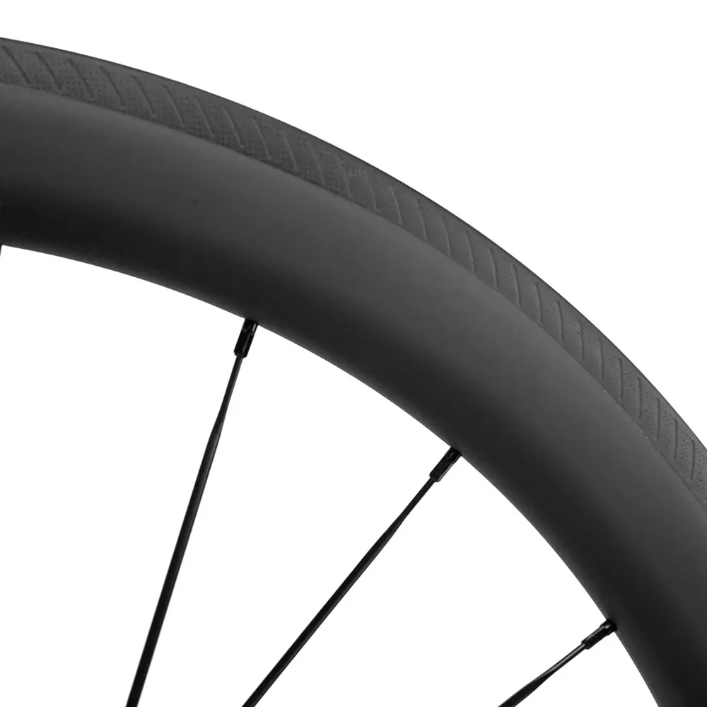 Best 700C Carbon Clincher Wheelset With Special Braking Surface U shape Carbon Road Bike Wheels 5