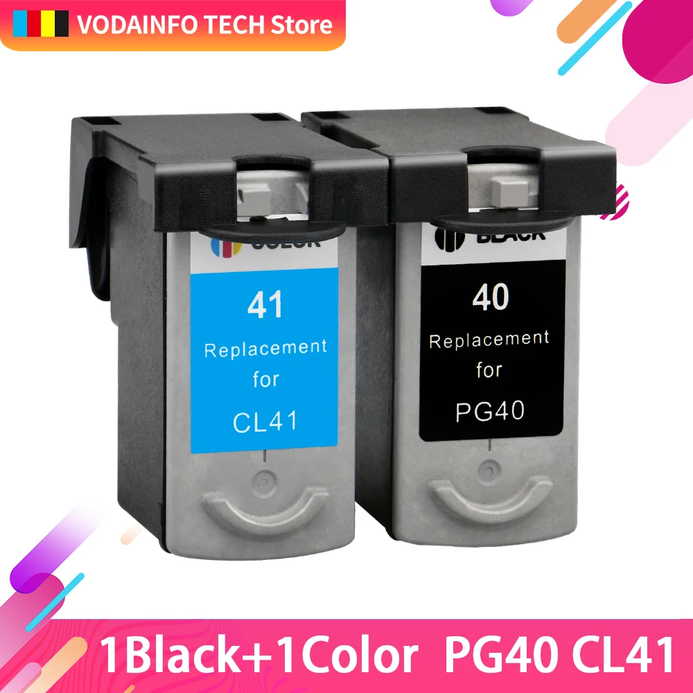 

PG-40 CL-41 Ink Cartridge For Canon PG40 CL41 Pixma MP160 MP140 MP210 MP220 MX300 MX310 iP1800 iP2500 iP1600 iP1200 Printer Ink