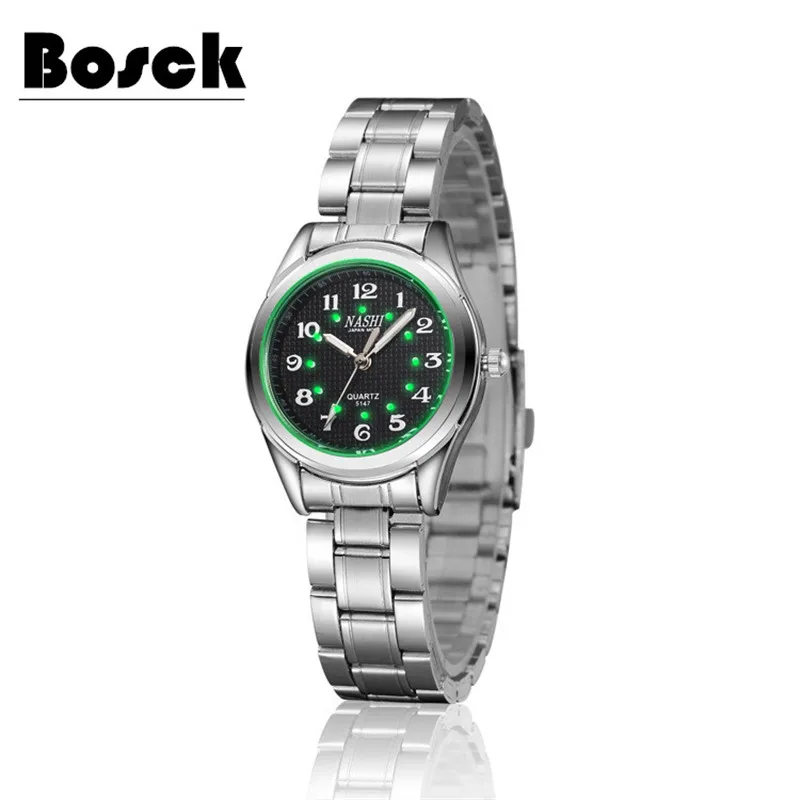 

bosck Silver Women Watches Luxury High Quality Water Resistant Montre Femme Stainless Steel 2016 Dress Woman Wrist Watches 5147