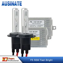 H7 ксенон Быстрый Яркий F5 балластом ударопрочный проект светильник комплект 12В 55 Вт H1 H3 H4 H8 H9 H11 9005 HB3 9006 HB4 881 D2S 4300k до 8000k HID xenon kit(набор для ксенона