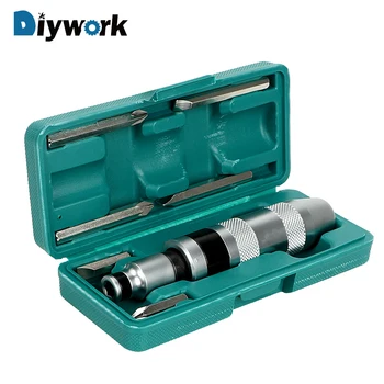 

DIYWORK 7Pcs/set Multi-function Heavy Duty Impact Screwdriver Socket Kit Chrome Vanadium Steel Driver Chisel Bits Tools