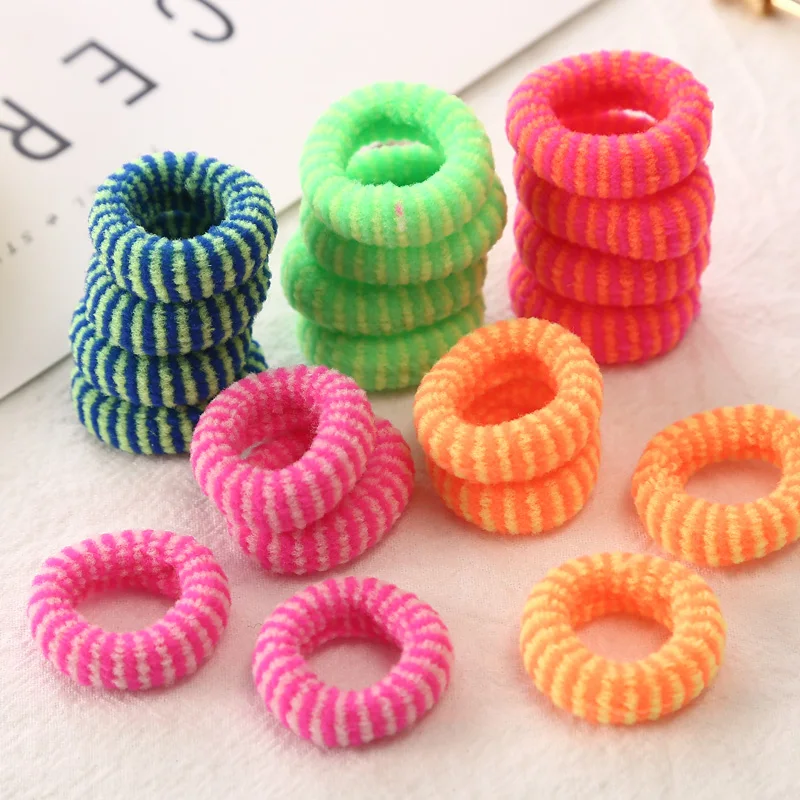 

80pcs/lot Super Quality Thick Elastics Rubber Bands Colorful Child Kids 2019 New Fashion Girls Hair Holders Accessories Tie Gum