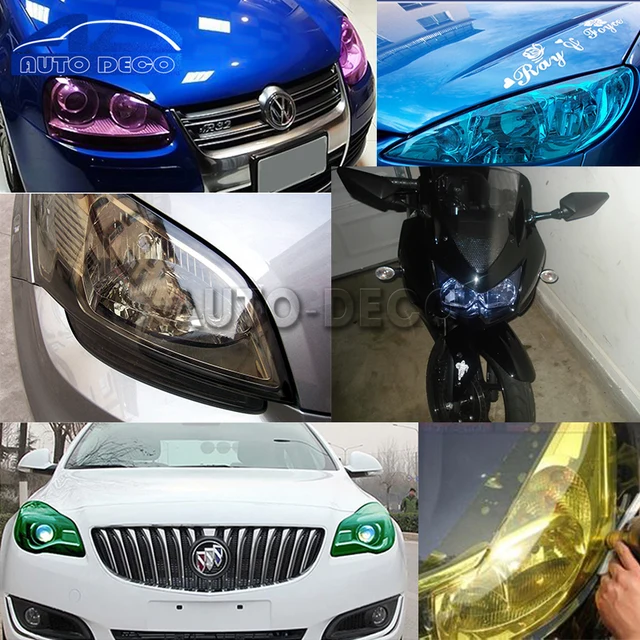 Motorcycle Auto Headlight Protection Tint Film Taillight Cover Vinyl