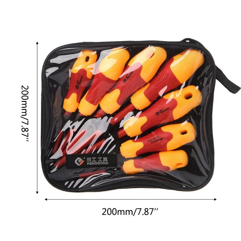 7 Pcs Insulated Screwdriver Set MultiPurpose Electrician Repairing