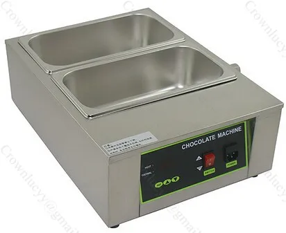 2 Lattices 8KG Capacity electric commerical chocolate melting tank Chocolate Melter Machine Chocolate Warmer Machine