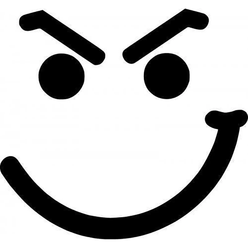 Smirk face bon jovi виниловая наклейка на оконное стекло rock and roll cover 12.5x12.5cm | Игрушки и