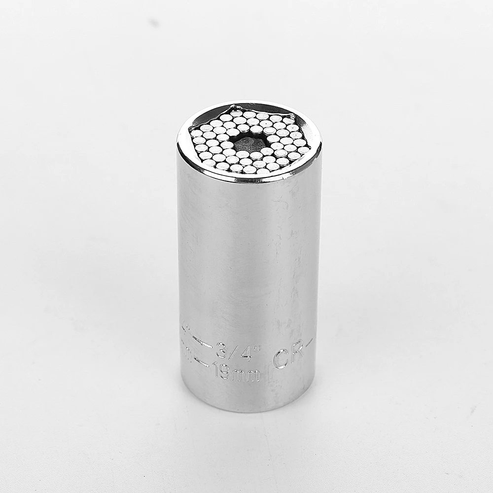 Torque Wrench Head Set Socket Sleeve 7-19mm Power Drill Ratchet Bushing Spanner Key Magic Multi Hand Tools