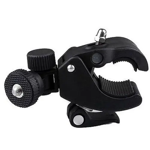 Quick Release Pipe Clamp with 1/4 20 Threaded Head for Cameras and