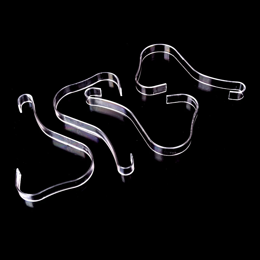 

4 Pcs/lot Clear Elastic Plastic Shoe Trees Women Fashion Sandals Show Holder Shoe Display Stand Rack