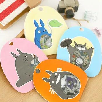 

60Pcs/pack Kawaii My Neighbor Totoro DIY Clear Stickers Decorative Scrapbooking Diary Album Stick Label Decor Paper