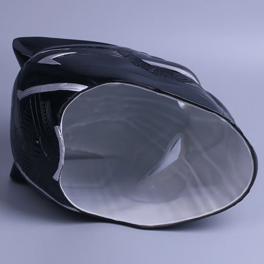 High Quality 2018 AvengersInfinity War Black Panther T'Challa Helmet Mask Halloween Costume Mask Cosplay Men's PVC (1)