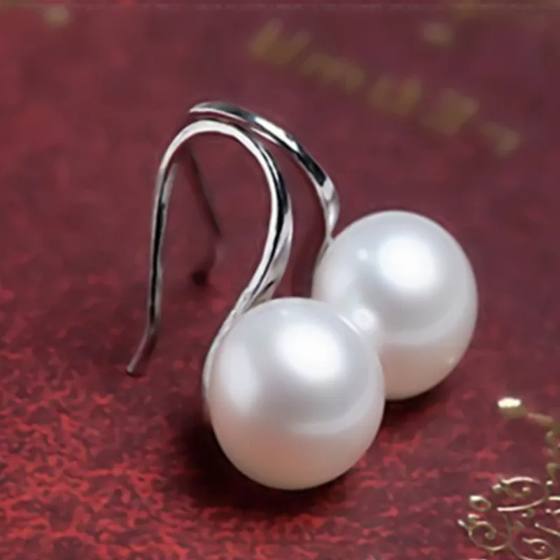 

Imitation pearl Earrings Women's fashion style earring new popular handmade easy match 2017 elegant hook earrings e087