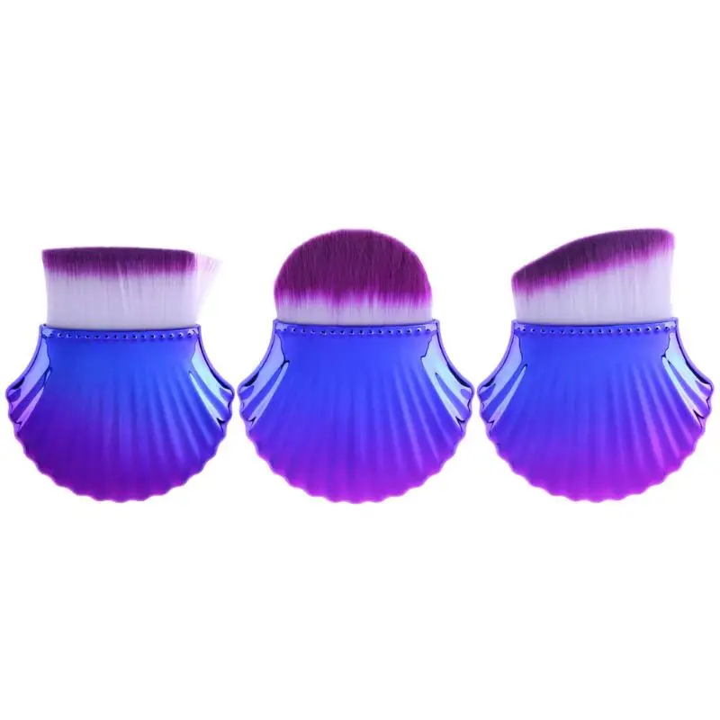 

1pc Shell Style Makeup Power Foundation Brush Blush Contour Cosmetic Powder Foundation Beauty Soft Face Makeup Brush Maquiagem