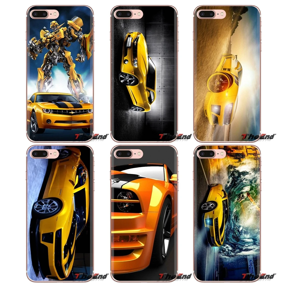

Silicone Phone Shell Case Bumblebee Convertible Sports car For iPod Touch Apple iPhone 4 4S 5 5S SE 5C 6 6S 7 8 X XR XS Plus MAX