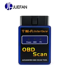 2017 Top Quality New Version Elm327 WIFI Scanner Diagnostic Tool OBD2 Wifi Elm 327 Scanner Wireless Elm327 China Support All IOS