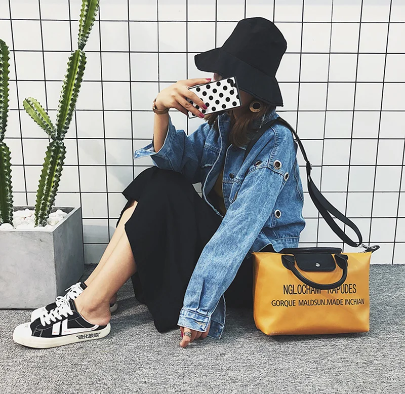 Women Large Leather Handbag Female Designer Fashion Letter Messenger Shoulder Bag Ladies Crossbody Bag Outdoor Tote Purse SS7362 (12)