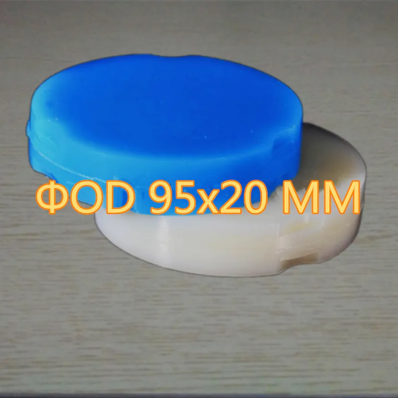 

10 Pieces 95x20 MM Blue / White Dental Casting Wax Blanks For Milling Zirkonzahn System M5,M3,M1 Machine Wax Disc 100% Resin Wax