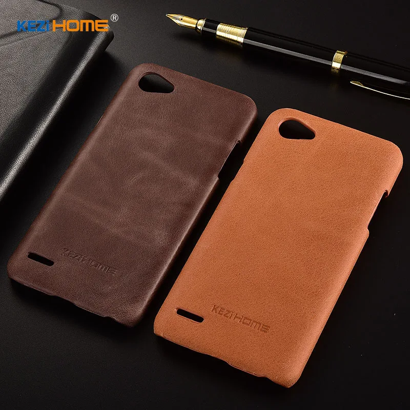 

for LG Q6 / Q6 Plus / Q6 Alpha case KEZiHOME Frosted Genuine Leather Hard Back Cover capa For LG Q6 Q6a 5.5'' Phone cases