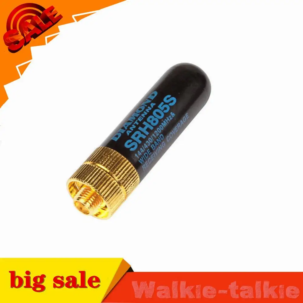 2 шт. иди и болтай Walkie Talkie “иди SRH805 коэффициент усиления антенны двухдиапазонный