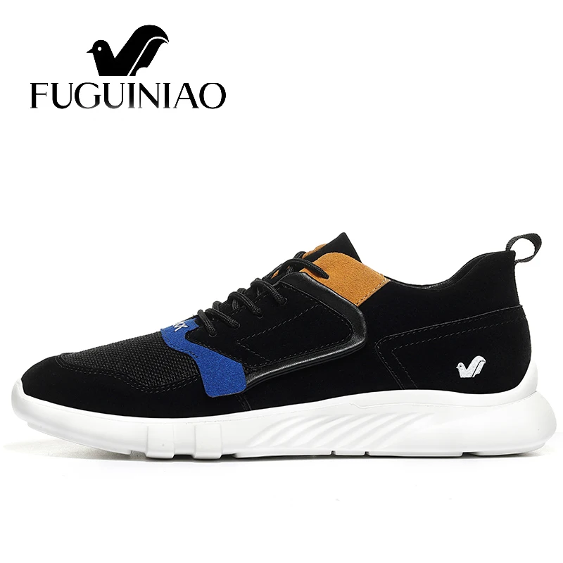 Nouvelle Plate Hombre Mode Cuir Homme Zapatos De Suédé forme Respirant Chaussures En Baskets black2 Occasionnels Tennis Hommes Zapatillas Black1 srCtQhd