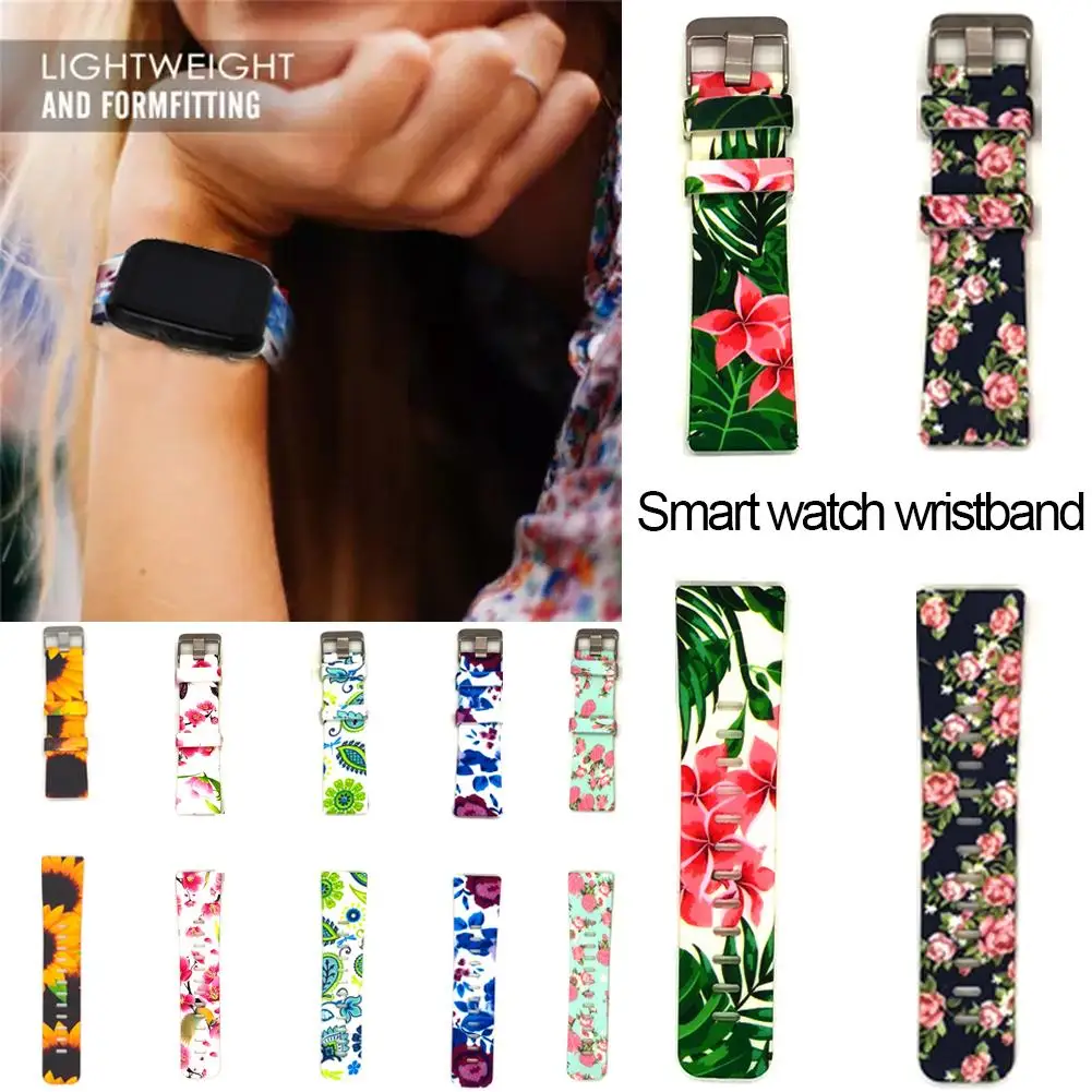 

Genuine Leather Watch Band For Fitbit Versa Smart Bracelet Accessories Replacement Wristband Strap For Fit Bit Wrist Band Straps