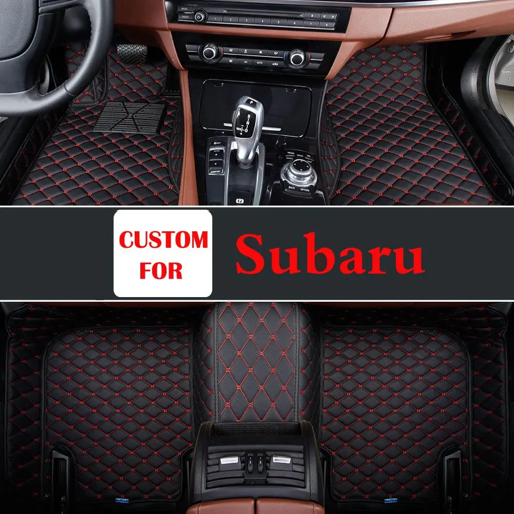 Us 94 0 Custom Car Interior Decoration Floor Mats Auto Front Rear Case Decoration For Subaru Forester Legacy Outback Legacy Xv Tribeca In Floor Mats