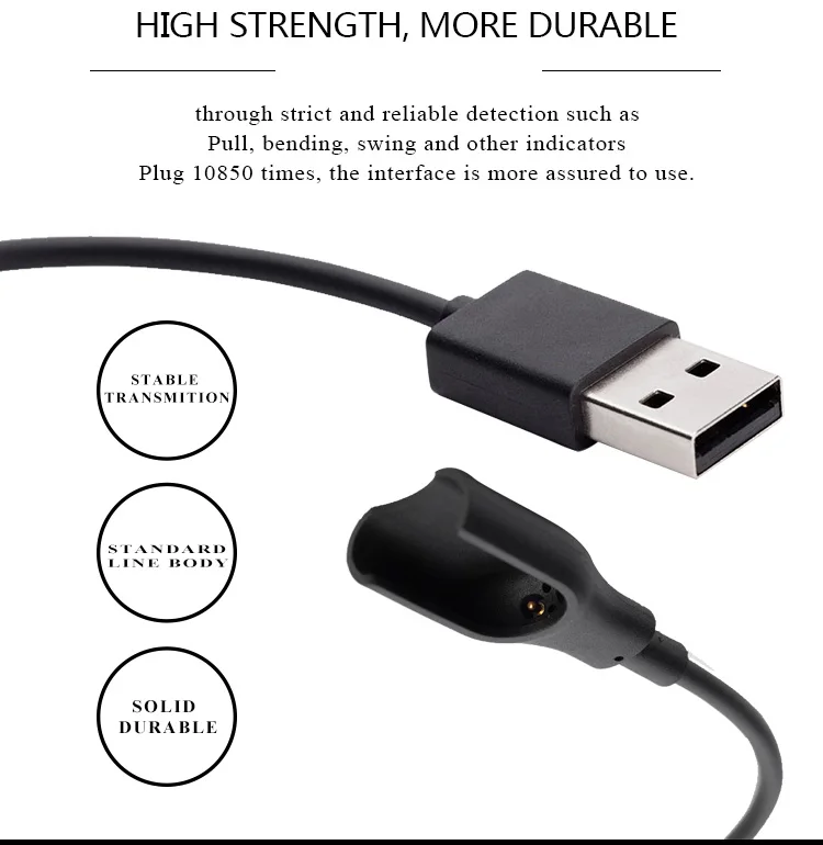 Зарядное устройство кабель для Xiaomi mi Band 2 mi band 2 умный Браслет монитор сердечного ритма фитнес-трекер USB зарядное устройство адаптер провод