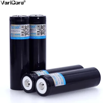 

6PCS VariCore Original New V-34 18650 3.7V 3400mA Rechargeable lithium battery Light Flashlight batteries Pointed