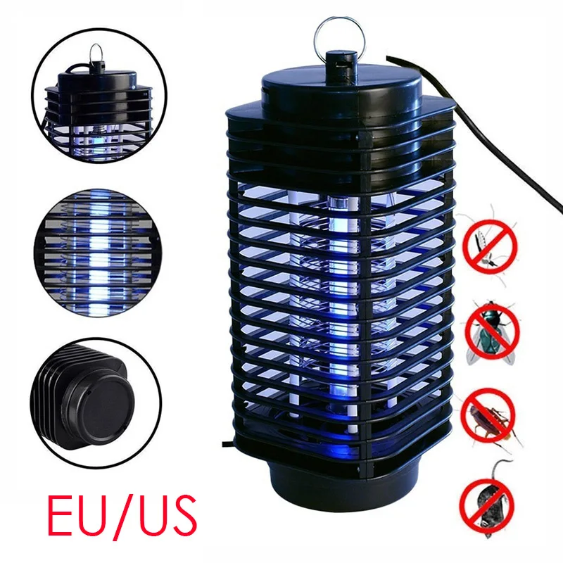 LED Electric Mosquito Killer Moth Killing Insect US/EU 220V Zapper Fly