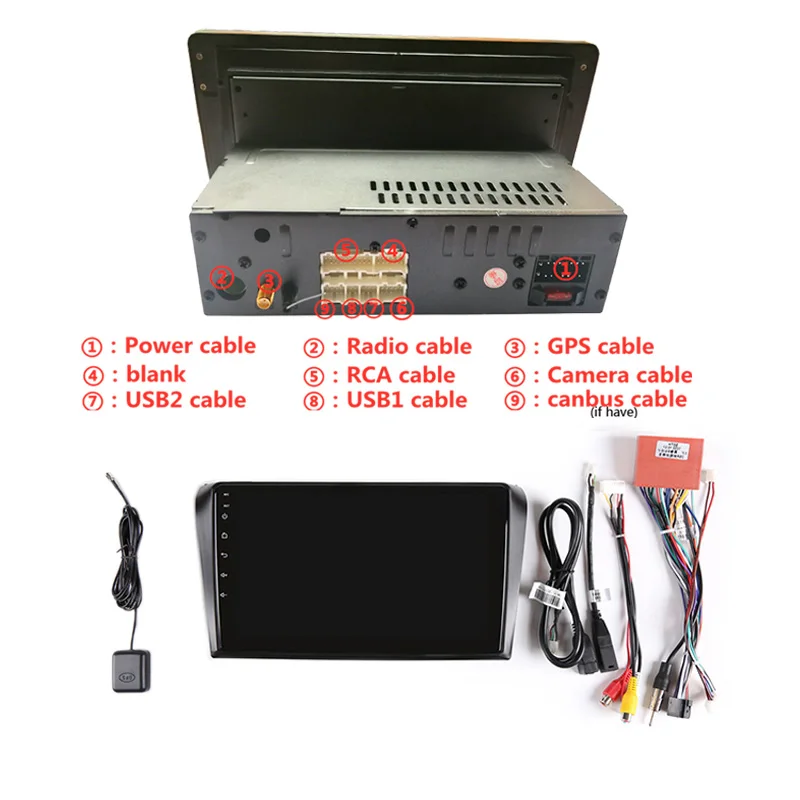 Excellent 9" 4G RAM 2.5D IPS 8 CORE Android 9.1 Car DVD Multimedia Player GPS for Mazda 3 2004 2005 2006 2007 2008 2009 radio navigation 5