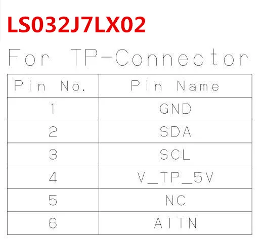 Ips full view 3,2 дюймов TFT ЖК-экран LS032J7LX02 20 pin 320x480 разрешение NT35399 Привод IC без сенсорной панели