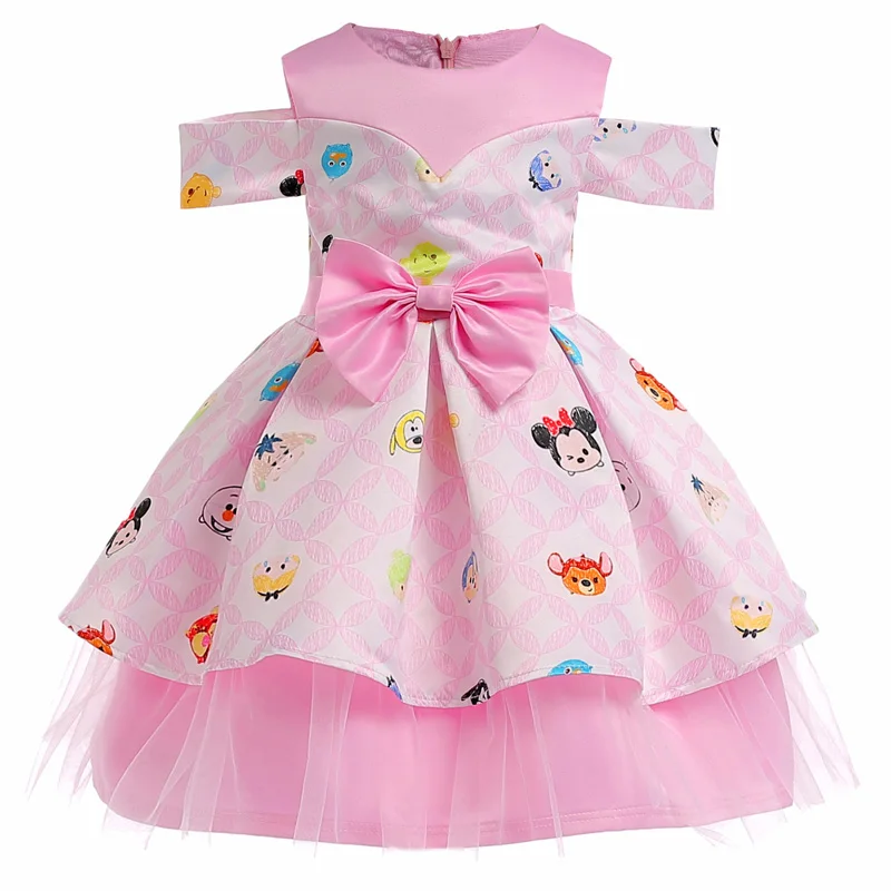 Одежда для маленьких девочек; Платье с принтом героев мультфильмов; Vestidos; летние детские праздничные платья принцессы; одежда для детей 8, 9, 10 лет