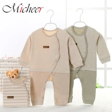 Newborn Baby Romper winter overalls Long Sleeve Cotton Baby boy girl Rompers Roupas de bebe Infantil Jumpsuit Baby Clothes