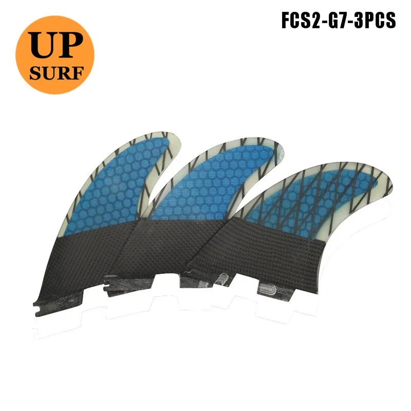 

Surfing FCS2 G3/G5/G7 Surfboard Fins 3 in Per Set Blue,Green,Orange Surf Fins in Surfing FCSII Fins