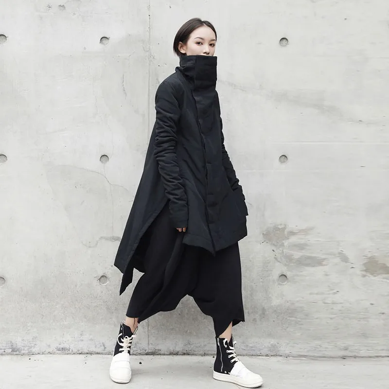 Необычная Женская парка Длинная зимняя женская куртка 2019 invierno parkas mujer новинка