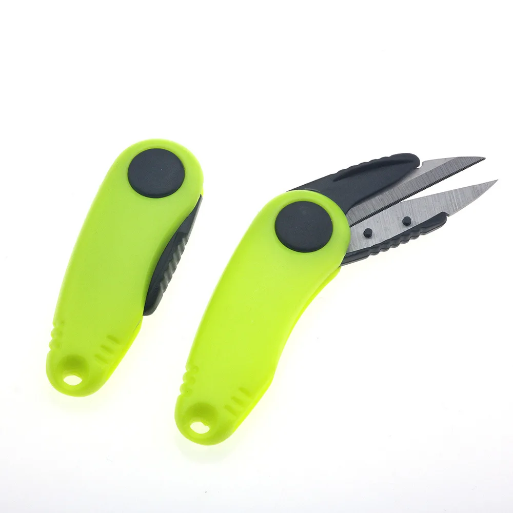 

1PCS 12cm Foldable Shrimp-Shaped Fishing Line Scissor Tackle Fishing Clipper Line Cutter Multi-function Portable Cutter&Scissor
