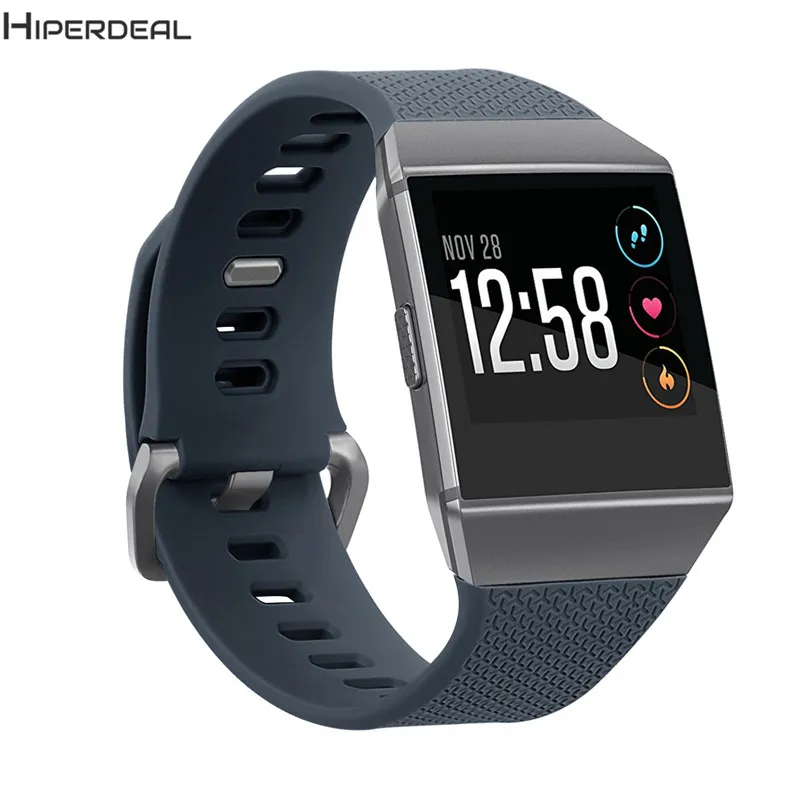 

HIPERDEAL Strap For Fitbit Ionic Smart Watch 2017 New Arrival Replacement Quick Install Soft Silicone Sport 139-169mm OC11b