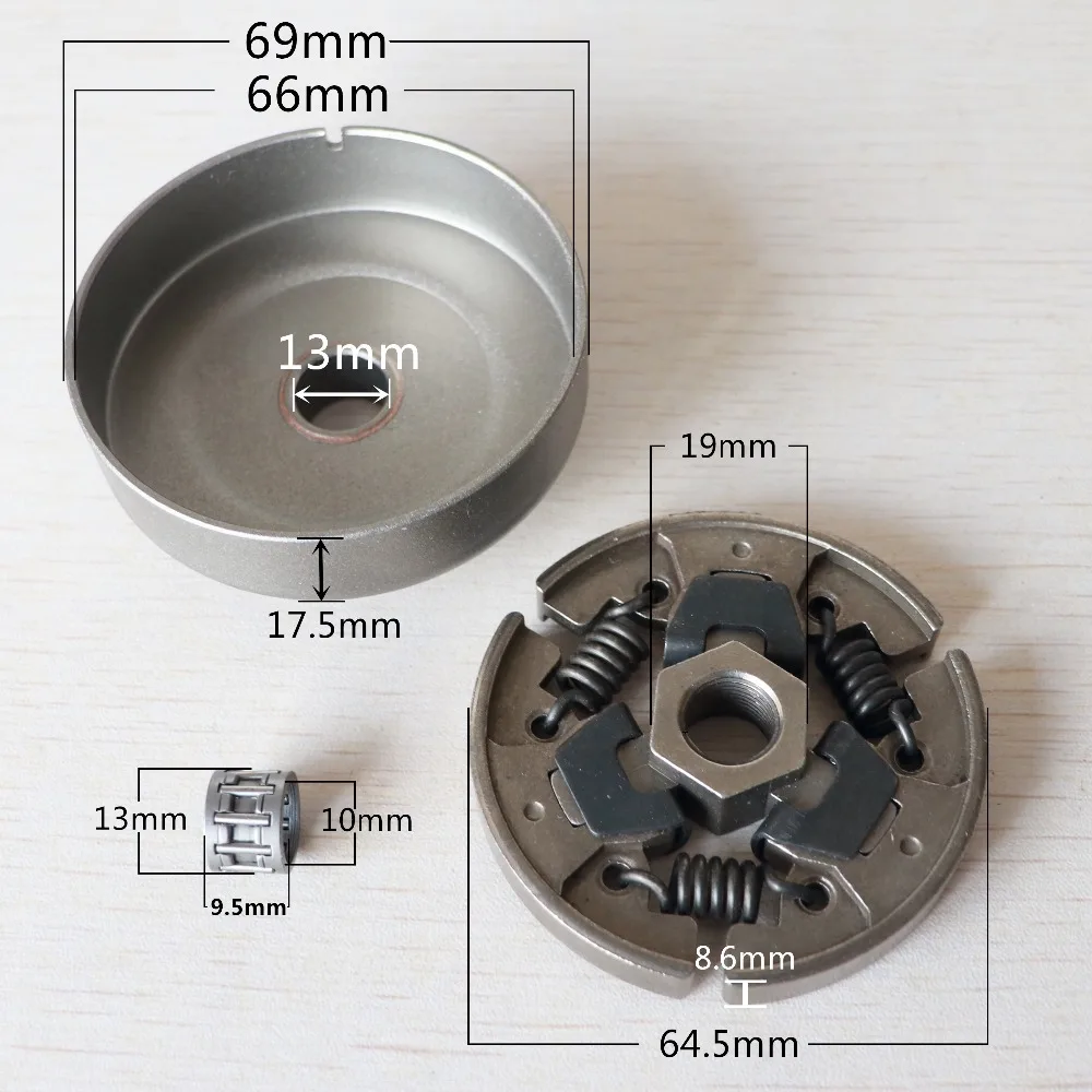 3/" 6 T барабан муфты сцепления игольчатый подшипник комплект для stihl MS170 MS180 бензопила Запчасти