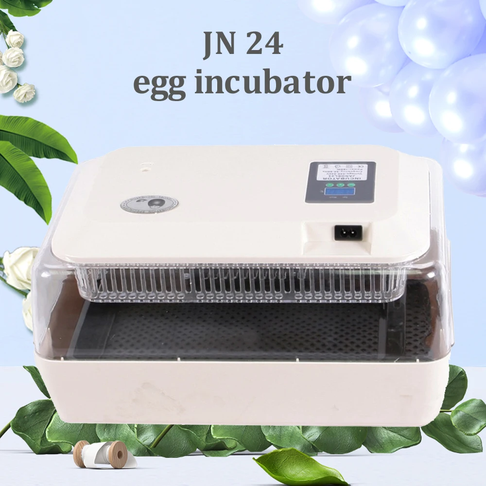 

CE 110v/220v Motors Home Tray 24 Egg Incubator High Hatching Rate Incubator Transparent Material