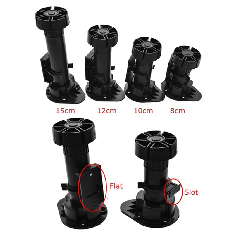 20pcs Pp Plastic Kitchen Bath Cabinet Leg Feet Adjustable Leveler Plinth Toe Kick Furniture Accessories Aliexpress