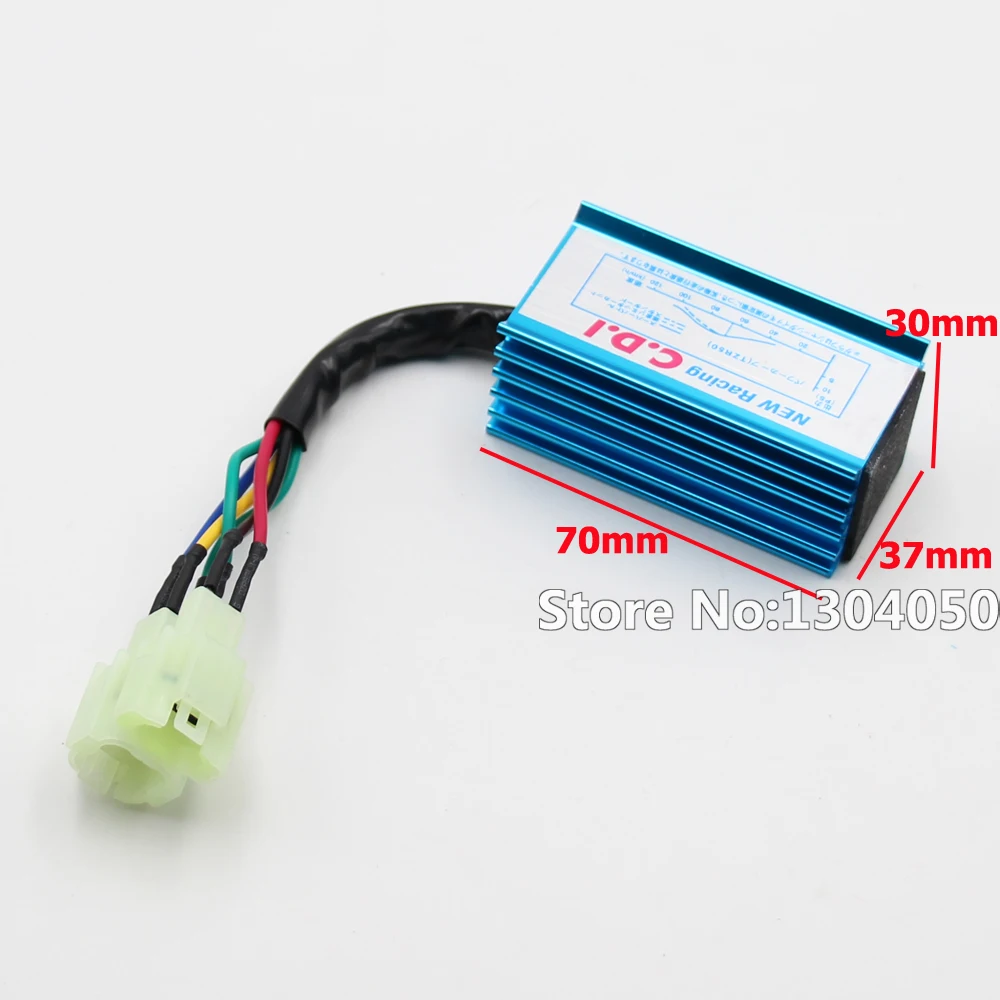 Характеристики гоночный CDI box Скутер мопед картинг ATV gy6 50 110 150 200 250 cc 6 контактный