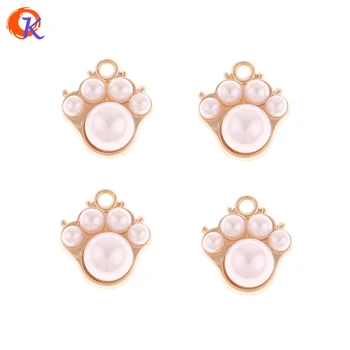 

Cordial Design 50Pcs 13*15MM Jewelry Accessories/Earring Connectors/Cat Palm Shape/Hand Made/Charms Pendant/Earring Findings