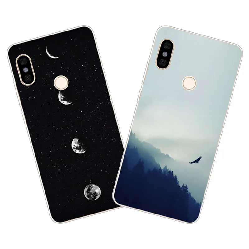 Xiaomi Mi A2 lite чехол силиконовая задняя крышка-чехол космический пейзаж мягкая